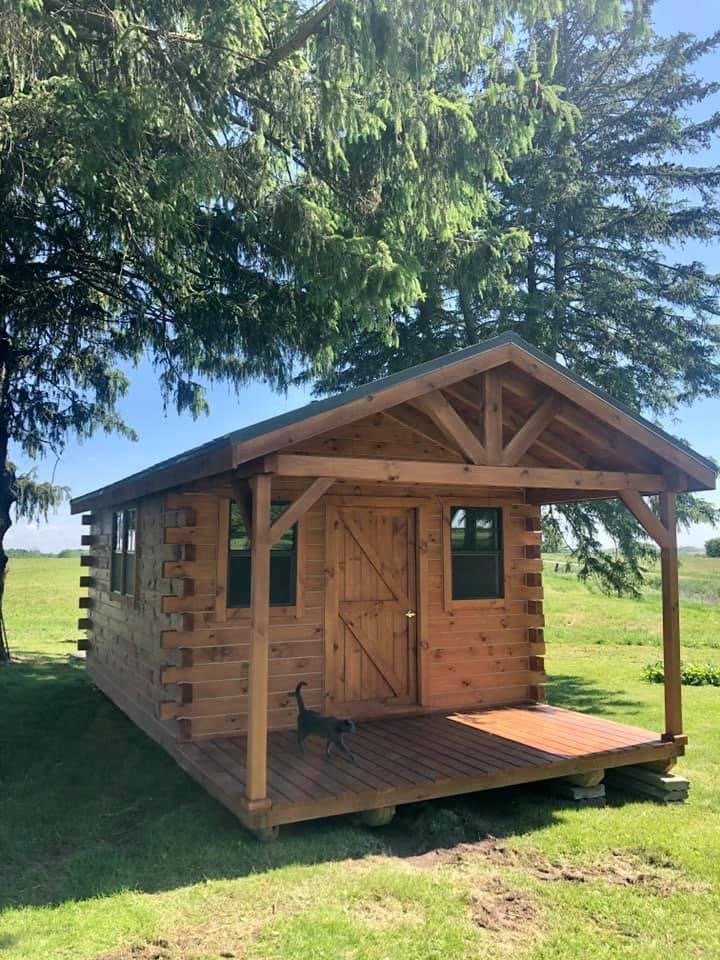 SOLD - 12 x 24 Log Cabin $9,870 | Star Log Cabins & Sheds ...